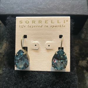 Sorrelli Blue Large Teardrop Earrings